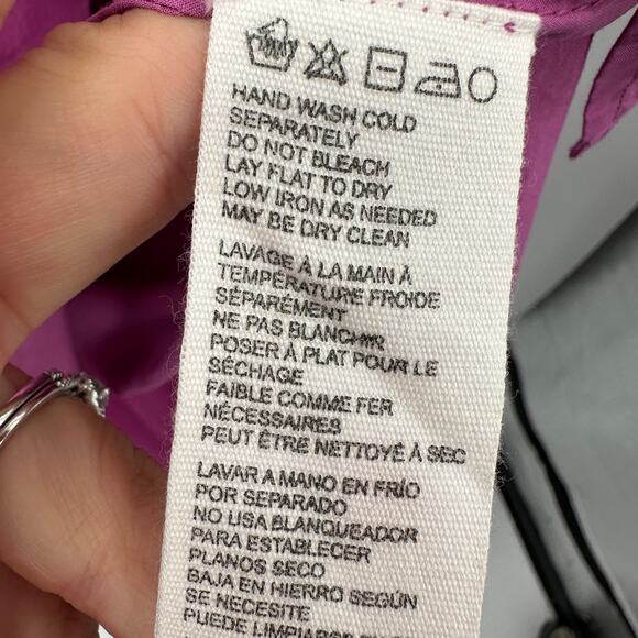 CLEOBELLA NWT Evereve Jess Organic Cotton Blouse in Orchid Purple // S - Picture 12 of 12